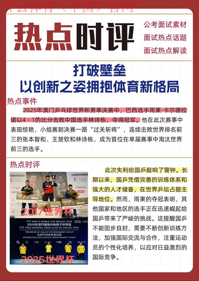 云开体育官网首页, 每日体育时事热点更新速递